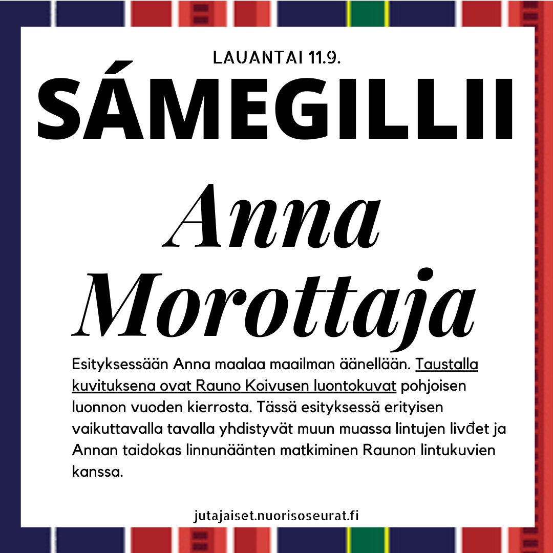 Jutajaiset saameksi Jutajaiset saameksi